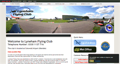 Desktop Screenshot of lynehamaviation.co.uk